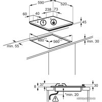 Варочная панель AEG HKR64440NW