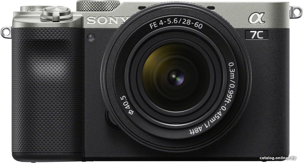 Беззеркальный фотоаппарат Sony Alpha a7C Kit 28-60mm (серебристый)