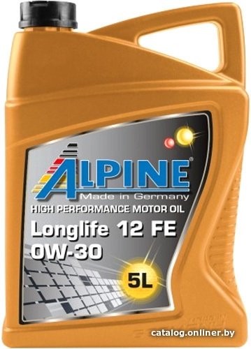 Моторное масло Alpine Longlife 12 FE 0W-30 5л