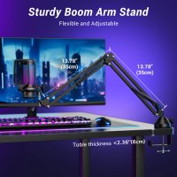 Проводной микрофон Tonor TC310+ (черный)