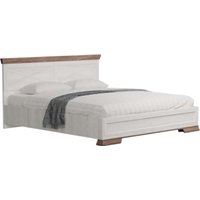 Кровать Black Red White Marselle LOZ160х200_S М (ясень снежный/дуб сонома темный/ясень снежный) в Бресте