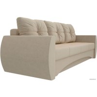 Диван Лига диванов Сатурн 28169 (микровельвет, бежевый)