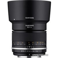 Объектив Samyang 85mm f/1.4 MK2 для Canon EF