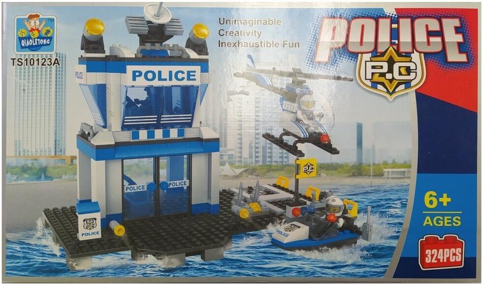 

Конструктор Qiaoletong Brick Штаб полиции