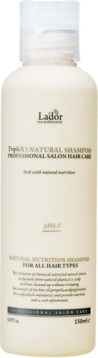 

Шампунь La'dor органический Triplex3 Natural Shampoo 150 мл