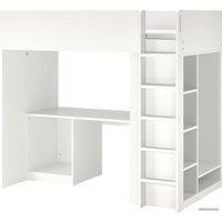 Кровать-чердак Ikea Смостад 200x90 (белый) 904.540.39