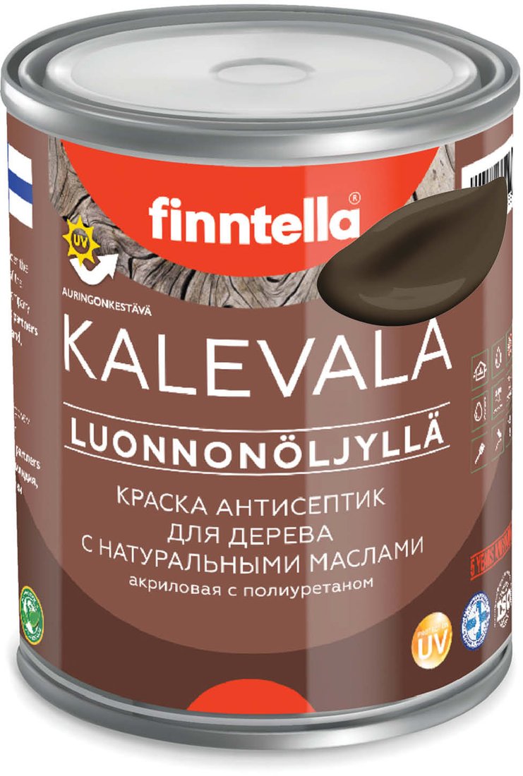 

Краска Finntella Kalevala Suklaa F-13-1-1-FL072 0.9 л (коричневый)