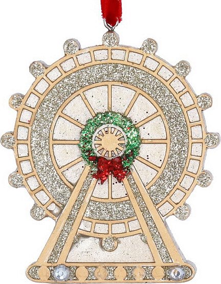 

Елочная игрушка Gisela Graham London Christmas Колесо обозрения London Eye 1060