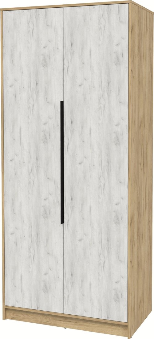 

Шкаф распашной Интерлиния Концепт КТ-Ш2 (дуб белый/дуб золотой)