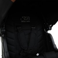 Коляска прогулочная «книга» Sweet Baby Rapido (black)