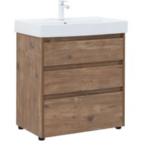  Aquanet Тумба под умывальник Nova Lite 75 302474 (дуб рустикальный)