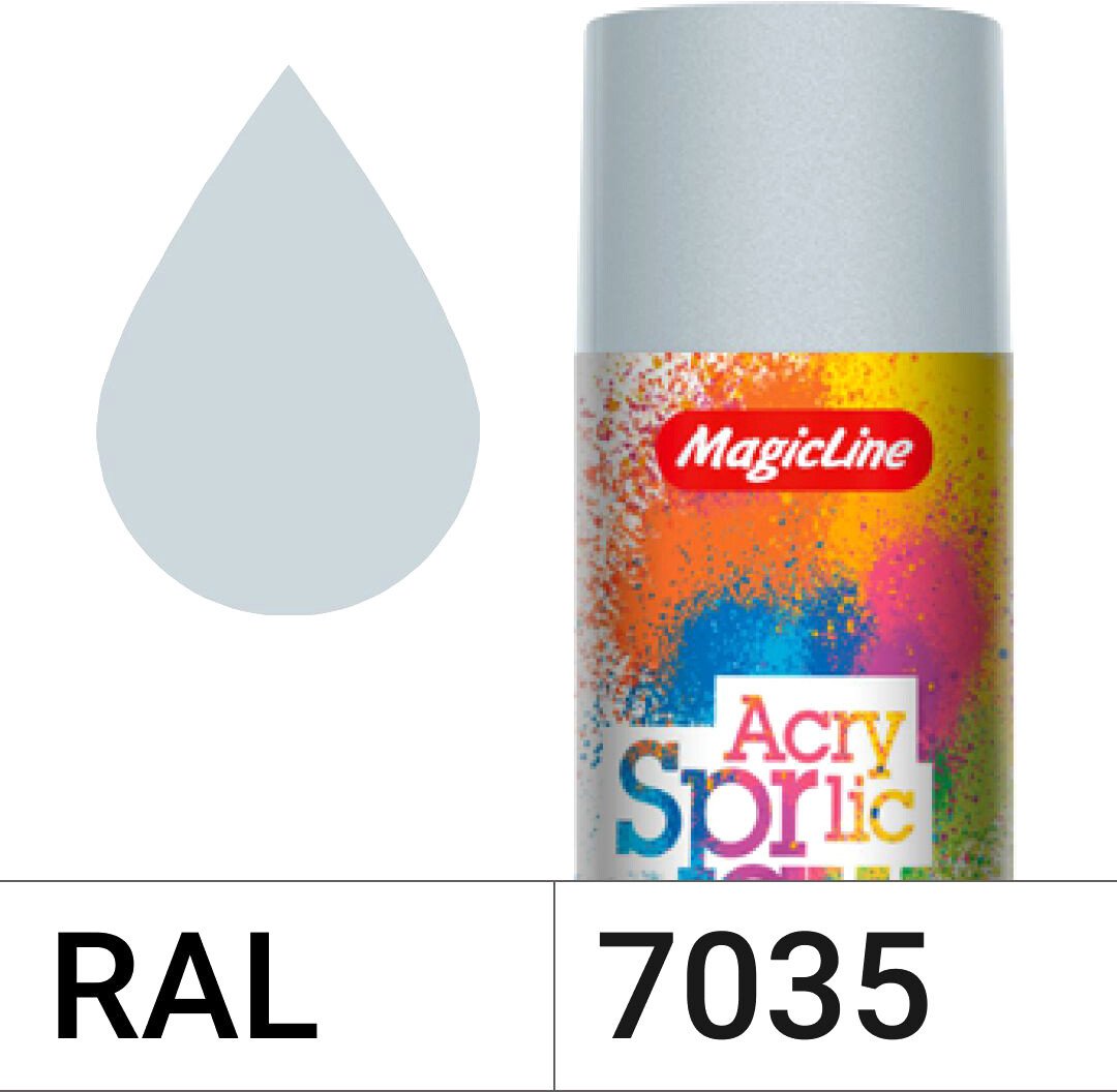 

Автомобильная краска MagicLine светло-серая RAL 7035 265 г