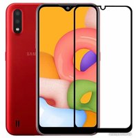 Защитное стекло Case 111D для Galaxy A01 (черный) в Орше