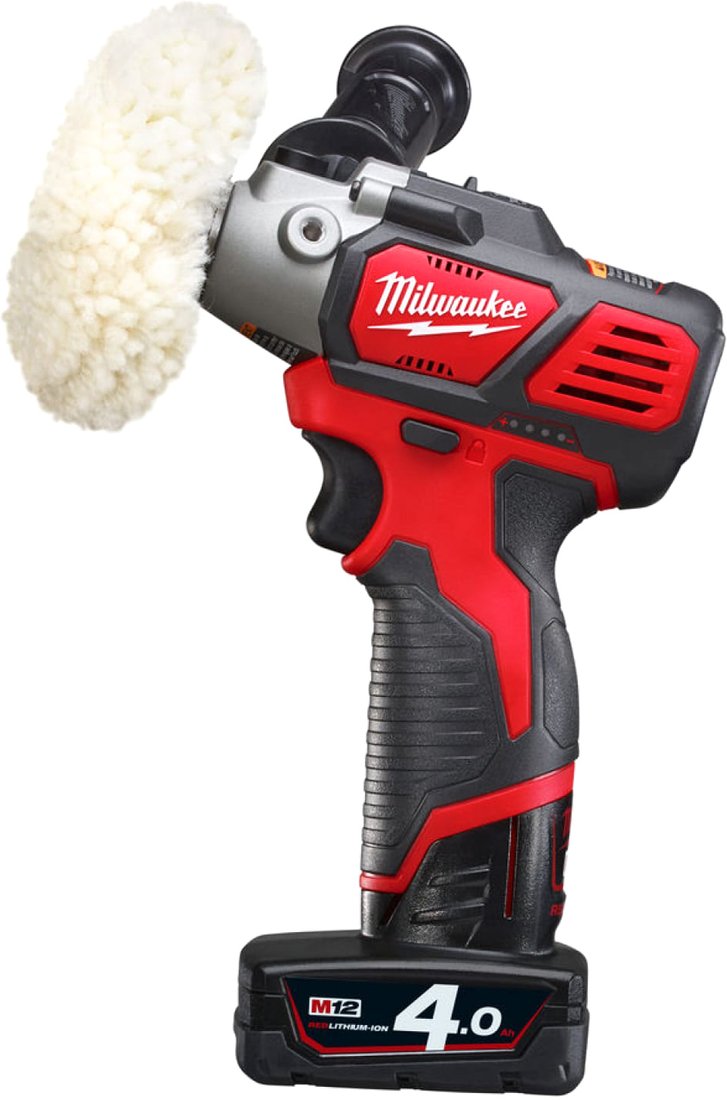 

Полировальная машина Milwaukee M12 BPS-421X 4933447799 (с 2-мя АКБ, кейс)