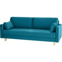 Диван Mio Tesoro Дублин 497 3-х местный (аквамарин 1102)