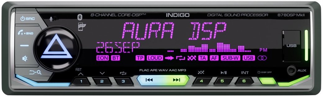 

USB-магнитола Aura Indigo-878DSP MKII