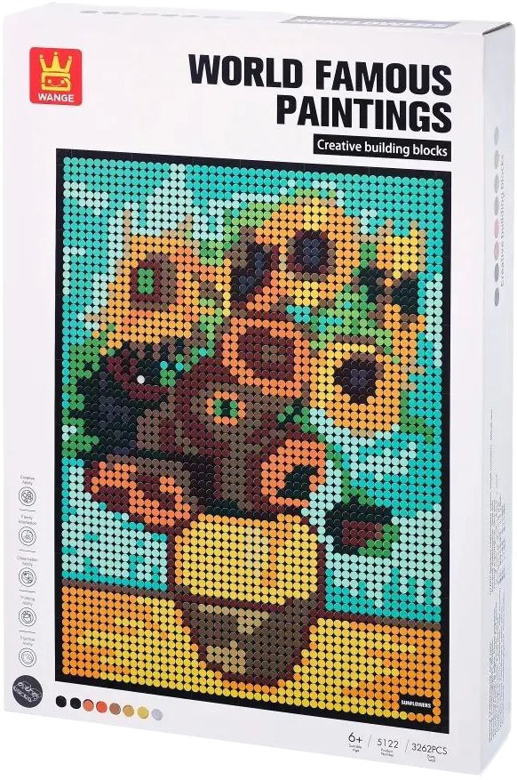 

Конструктор Wange Картина Подсолнухи 143656 (3262эл)