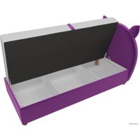 Кровать Mebelico Бриони 820х1880 (микровельвет, фиолетовый)