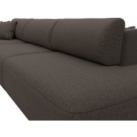 Угловой диван Лига диванов Лига-036 НПБ Модерн Лонг левый 124694L (рогожка амур коричневый)