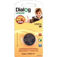 Батарейка Dialog CR2016 [CR2016-1B]
