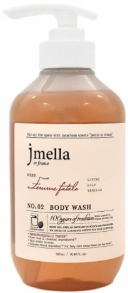 

Jmella Лосьон для тела In France Femme Fatale Body Lotion личи, лилия, ваниль 500 мл