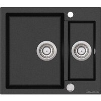 Кухонная мойка Aquasanita Tesa SQT150AW (black metallic 601)