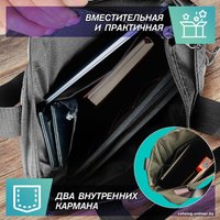 Женская сумка elCrucce M 35x40x10 (экокожа, черный)