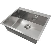 Кухонная мойка Basic CL DS Decor 60x50 (сатин, коландер, дозатор)