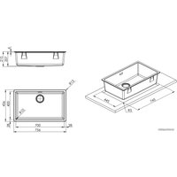 Кухонная мойка Smeg VZP76DV