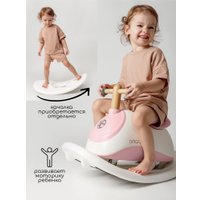 Каталка Amarobaby Enjoy AB24-7NJ/0006 (белый/розовый)