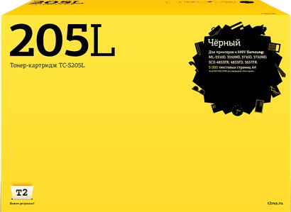 

Картридж T2 TC-S205L (аналог Samsung MLT-D205L)