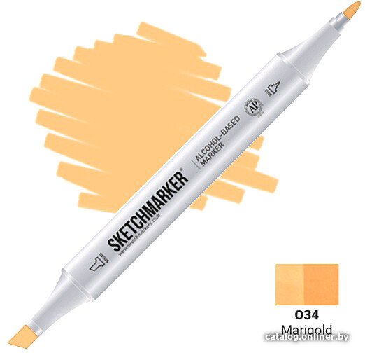 Маркер художественный Sketchmarker Двусторонний O34 SM-O34 (ноготки)