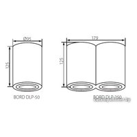 Точечный светильник Kanlux BORD DLP-50-AL [22550]