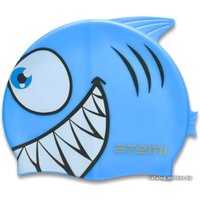 Шапочка для плавания Atemi FC205 (рыбка/голубой)