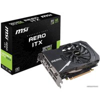 Видеокарта MSI GeForce GTX 1060 Aero ITX OC 6GB GDDR5 [GTX 1060 AERO ITX 6G OC]