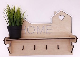 Ключница настенная Lazer_bobr Home (бежевый 063)