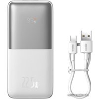Внешний аккумулятор Baseus Bipow Pro Digital Display Fast Charge 10000mAh (белый)