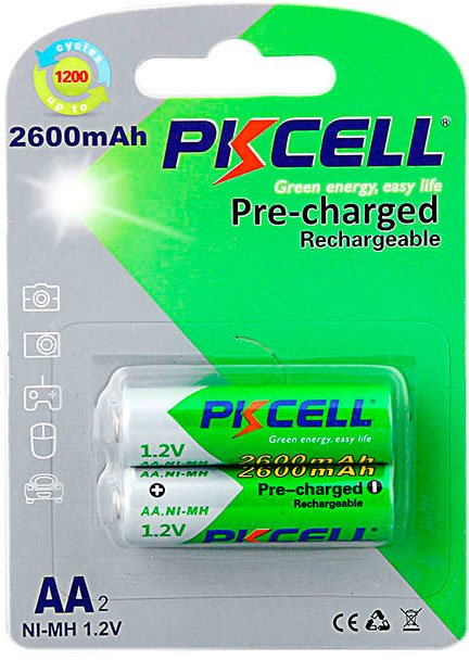

Аккумулятор PKCELL NI-MH RTU AA2600-2B