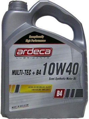 

Моторное масло Ardeca MULTI-TEC + B4 10W-40 4л