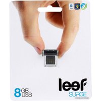 USB Flash Leef Surge 8Gb Black/White (LFSUR-008KWR)