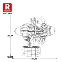 Конструктор Reobrix Самолётный Двигатель 33018
