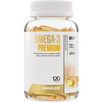 БАД Maxler Omega-3 Premium EPA/DHA 400/200 (120 капсул, цитрус)