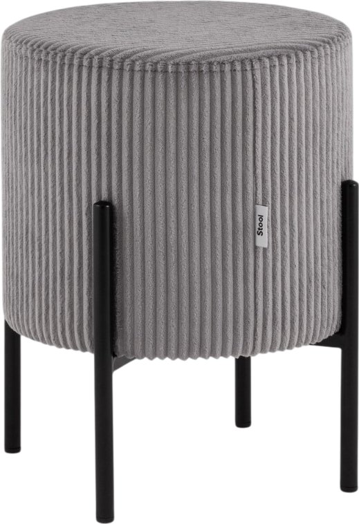 

Пуфик Stool Group Кейси vd-keysi-cl-steel (велюр светло-серый)