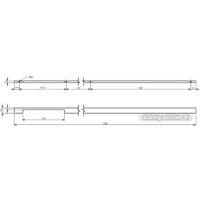 Ручка мебельная GTV EXTEND 1200 (белый матовый)