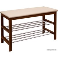 Банкетка Sheffilton SR-0628 (темный орех/бежевый)