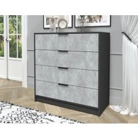 Комод Интерлиния Концепт КТ-К100 (бетон/антрацит)