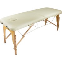 Массажный стол Atlas Sport складной 2-с деревянный 70 см (бежевый)