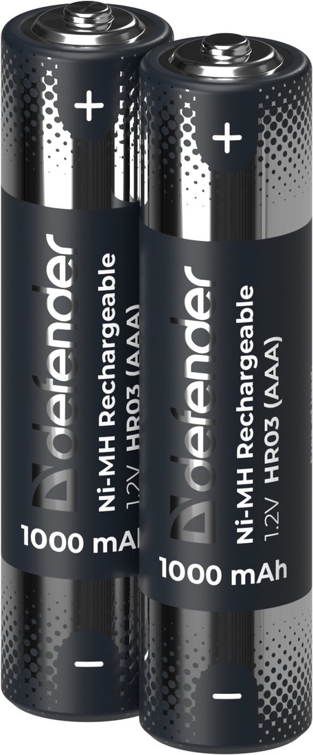 

Аккумулятор Defender HR03-2BL 1000 mAh