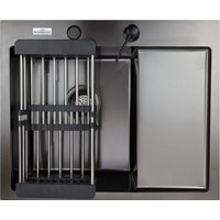 Кухонная мойка MARRBAXX B5848L-MR (черный/графит)