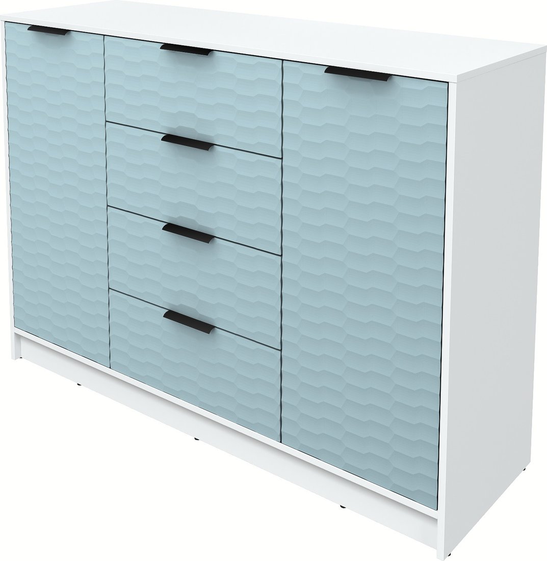 

Тумба Интерлиния Концепт Зодиак КТ-Т140 (белый платинум/океан)